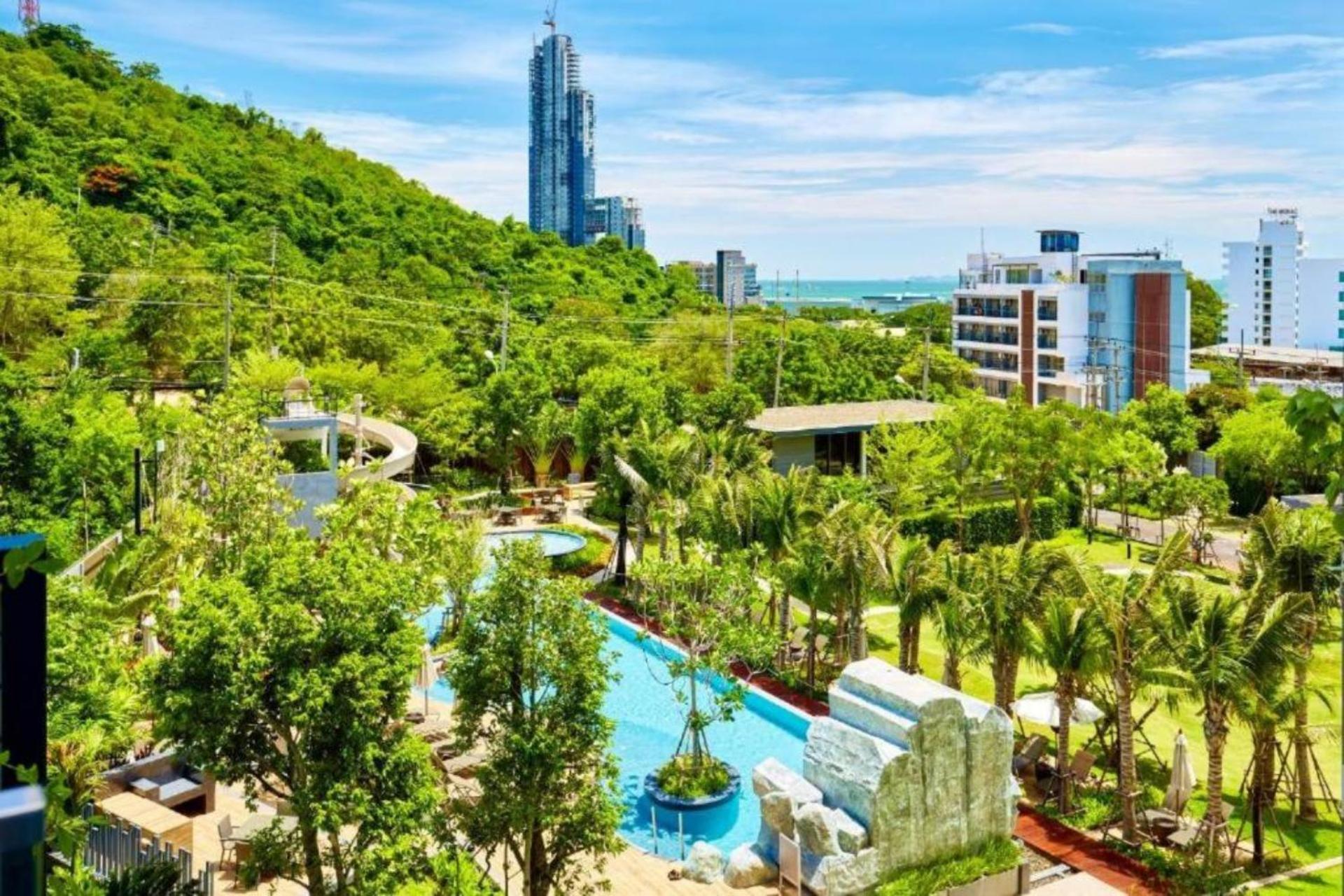 Walking Street Unixx Condo Beautiful Sea View Pattaya Esterno foto