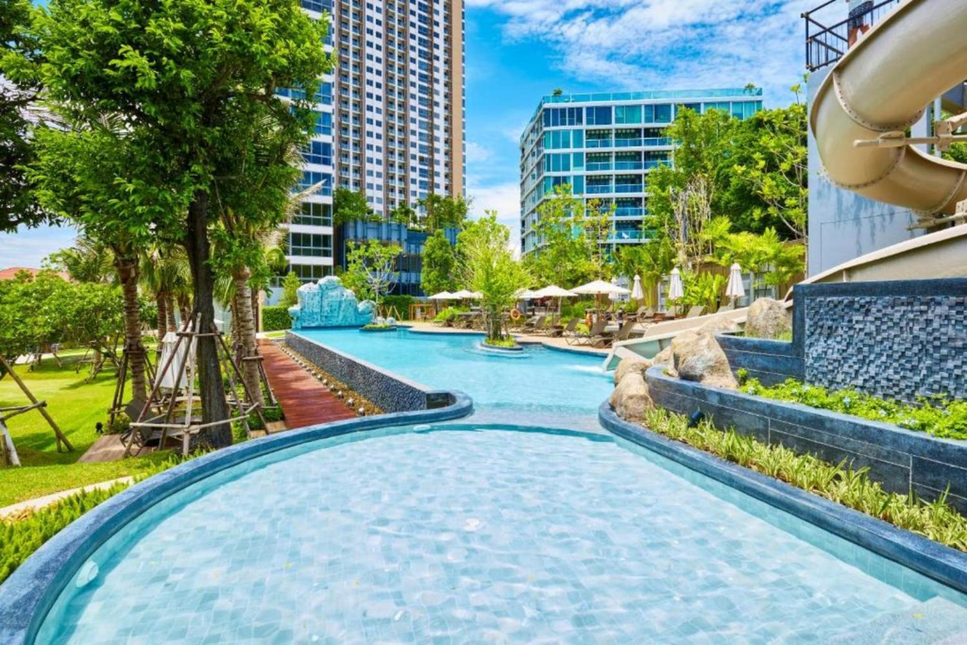 Walking Street Unixx Condo Beautiful Sea View Pattaya Esterno foto