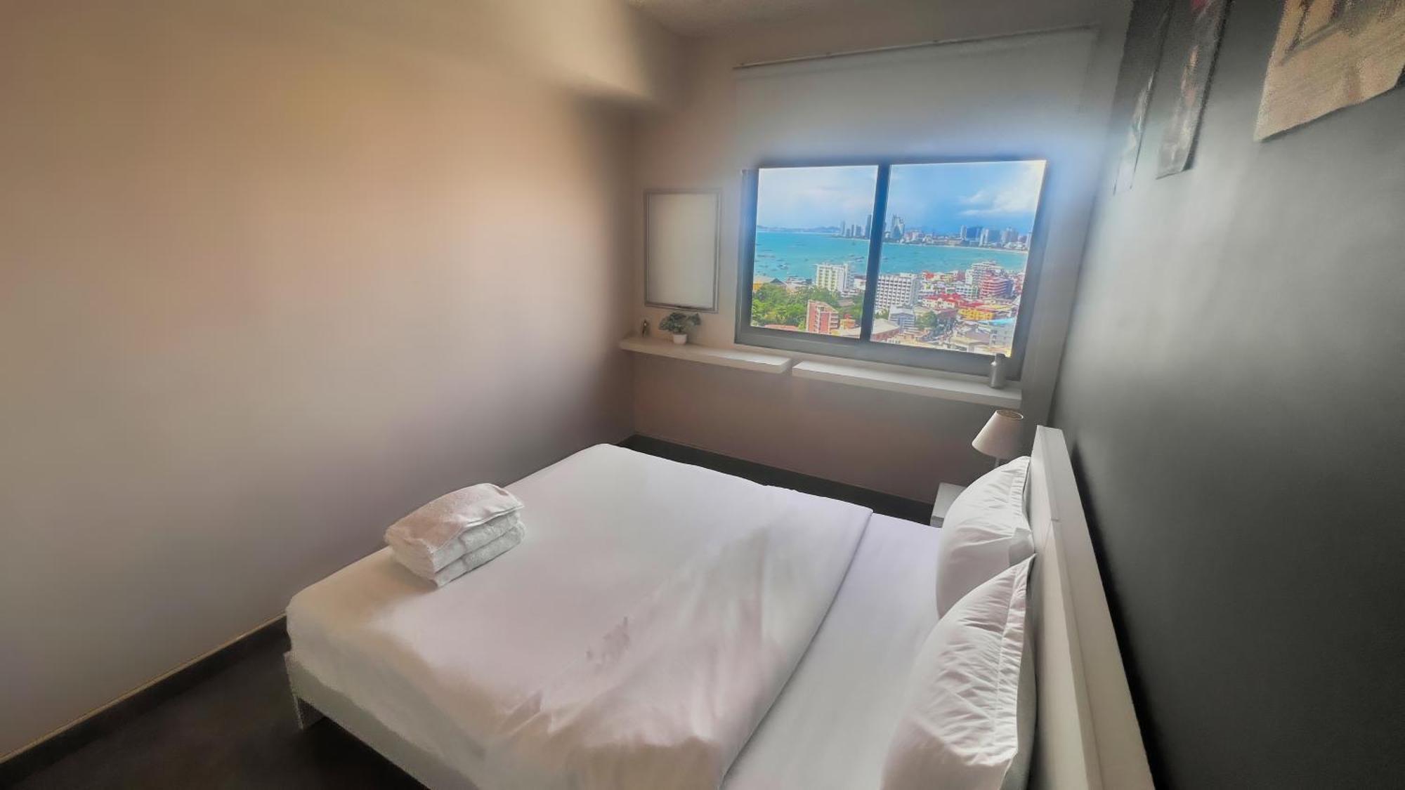 Walking Street Unixx Condo Beautiful Sea View Pattaya Esterno foto