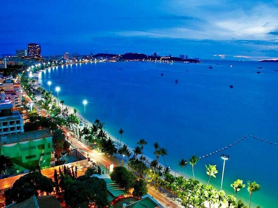 Walking Street Unixx Condo Beautiful Sea View Pattaya Esterno foto