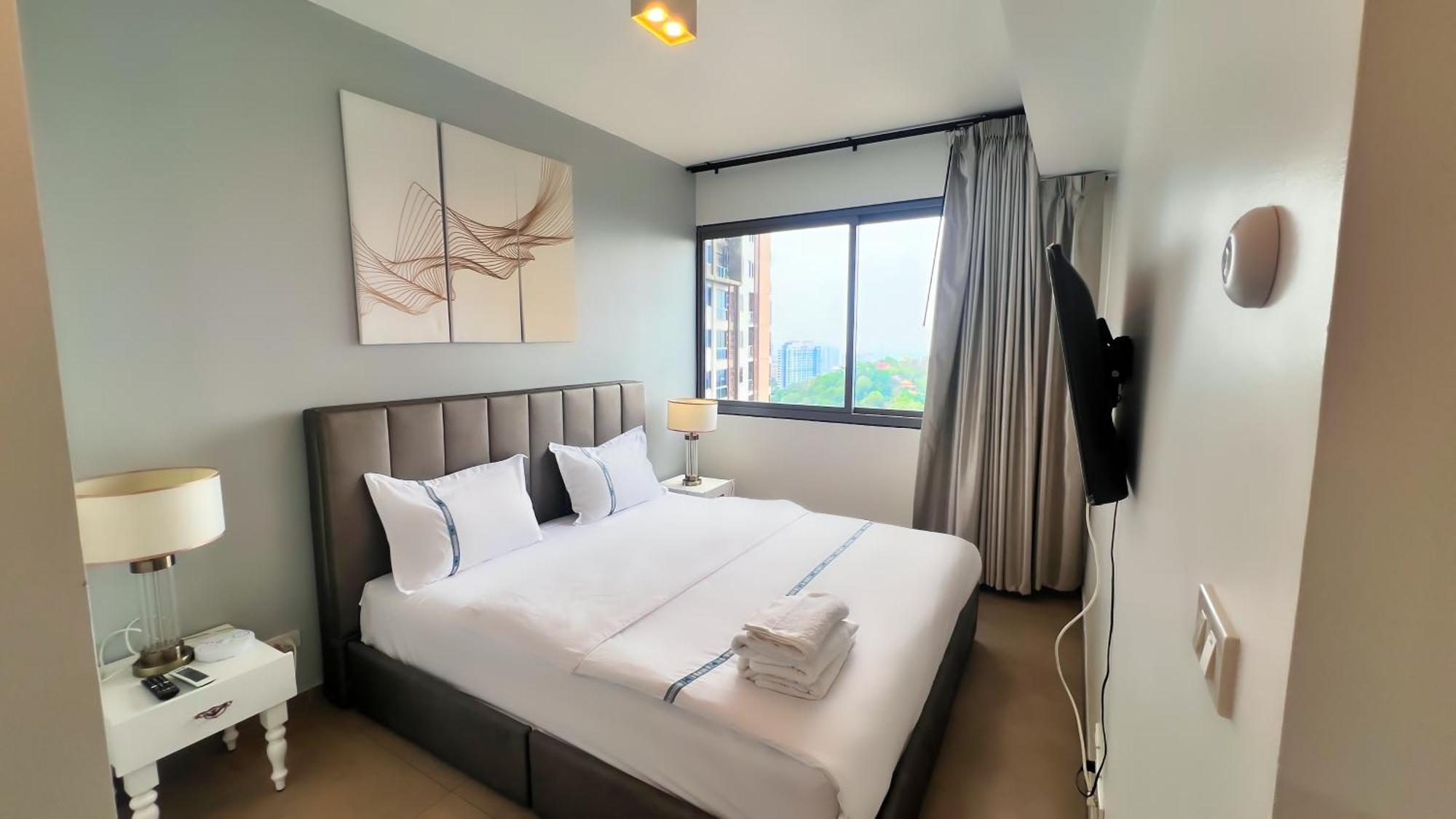 Walking Street Unixx Condo Beautiful Sea View Pattaya Esterno foto